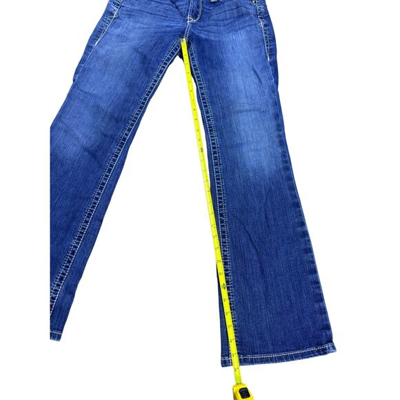 Ariat R.E.A.L. Denim Women’s 28S Bootcut Jeans Blue Mid Rise Stretch Western - Picture 5 of 10